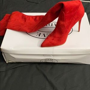 COPY - Steve Madden Red Dominique Boots